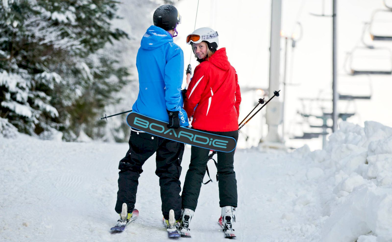 Den nya tidens bekvämare ankarlift Åka Skidor