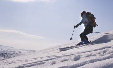Solig fest på fjället