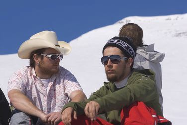 Solig fest på fjället