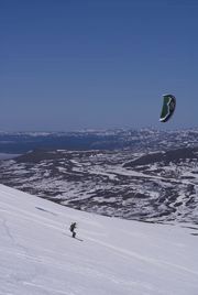 Solig fest på fjället