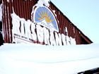 Snöig öppning i Gränsen