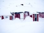 Snöig öppning i Gränsen