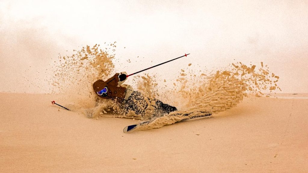 Bildspecial: Snön från Sahara